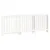 Produktbild 2 för Elementskydd vit 210x21x85 cm massiv furu