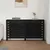 Produktbild 3 för Elementskydd svart 153x19x84 cm massiv furu