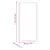Produktbild 6 för Väggspegel 30x60 cm glas rektangulär