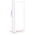 Produktbild 6 för Väggspegel 30x80 cm glas rektangulär