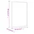 Produktbild 6 för Väggspegel 50x80 cm glas rektangulär
