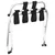 Produktbild 6 för Bagagehylla med ryggstöd silver 56x39x52cm 