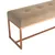 Produktbild 5 för Bänk beige 110x36x45 cm sammet