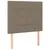 Produktbild 5 för Ramsäng med madrass taupe 90x190 cm tyg