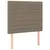 Produktbild 5 för Ramsäng med madrass taupe 90x190 cm tyg
