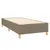Produktbild 4 för Ramsäng med madrass taupe 90x190 cm tyg