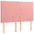 Produktbild 5 för Ramsäng med madrass rosa 140x190 cm sammet