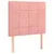 Produktbild 5 för Ramsäng med madrass rosa 90x200 cm sammet