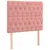 Produktbild 5 för Ramsäng med madrass rosa 90x190 cm sammet