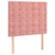 Produktbild 5 för Ramsäng med madrass rosa 120x200 cm sammet