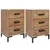 Produktbild 2 för Sängbord 2 st 40x30x55 cm massiv furu