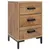 Produktbild 3 för Sängbord 2 st 40x30x55 cm massiv furu