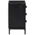 Produktbild 6 för Sängbord 2 st svart 40x30x55 cm massivt furuträ