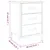 Produktbild 10 för Sängbord 2 st svart 40x30x55 cm massivt furuträ