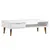 Produktbild 2 för Soffbord MOLDE vit 100x55x31 cm massiv furu