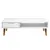 Produktbild 4 för Soffbord MOLDE vit 100x55x31 cm massiv furu
