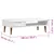 Produktbild 8 för Soffbord MOLDE vit 100x55x31 cm massiv furu