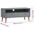 Produktbild 8 för Tv-bänk MOLDE grå 106x40x49 cm massiv furu