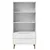 Produktbild 4 för Bokhylla MOLDE vit 85x35x170,5 cm massiv furu