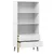 Produktbild 5 för Bokhylla MOLDE vit 85x35x170,5 cm massiv furu