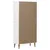 Produktbild 7 för Bokhylla MOLDE vit 85x35x170,5 cm massiv furu