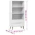 Produktbild 8 för Bokhylla MOLDE vit 85x35x170,5 cm massiv furu
