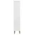 Produktbild 6 för Vitrinskåp MOLDE vit 90x35x175 cm massiv furu
