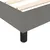Produktbild 7 för Ramsäng med madrass mörkgrå 120x200 cm tyg