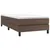Produktbild 3 för Ramsäng med madrass brun 80x200 cm konstläder