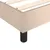 Produktbild 7 för Ramsäng med bäddmadrass cappuccino 90x200 cm konstläder