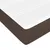 Produktbild 8 för Ramsäng med madrass brun 120x200 cm konstläder