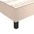 Produktbild 7 för Ramsäng med bäddmadrass cappuccino 120x200 cm konstläder