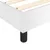 Produktbild 7 för Ramsäng med madrass vit 140x200 cm konstläder