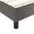 Produktbild 7 för Ramsäng med madrass grå 180x200 cm konstläder
