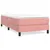 Produktbild 2 för Ramsäng med madrass rosa 80x200 cm sammet
