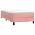 Produktbild 3 för Ramsäng med madrass rosa 80x200 cm sammet