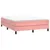 Produktbild 3 för Ramsäng med madrass rosa 140x190 cm sammet