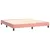 Produktbild 4 för Ramsäng med madrass rosa 160x200 cm sammet