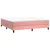 Produktbild 3 för Ramsäng med madrass rosa 180x200 cm sammet
