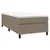 Produktbild 3 för Ramsäng med madrass taupe 80x200 cm tyg