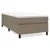 Produktbild 2 för Ramsäng med madrass taupe 90x190 cm tyg