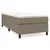 Produktbild 2 för Ramsäng med madrass taupe 90x200 cm tyg