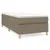 Produktbild 2 för Ramsäng med madrass taupe 90x190 cm tyg