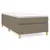 Produktbild 2 för Ramsäng med madrass taupe 90x200 cm tyg