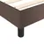 Produktbild 7 för Ramsäng med madrass brun 80x200 cm konstläder