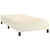 Produktbild 4 för Ramsäng med bäddmadrass gräddvit 100x200 cm konstläder