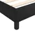 Produktbild 7 för Ramsäng med madrass svart 140x190 cm konstläder