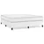 Produktbild 2 för Ramsäng med madrass vit 180x200 cm konstläder