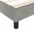 Produktbild 7 för Ramsäng med madrass ljusgrå 140x200 cm sammet