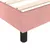Produktbild 7 för Ramsäng med madrass rosa 140x200 cm sammet
